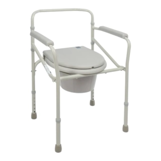 Toaletné kreslo skladacie RKT 023B – statické, do 120 kg